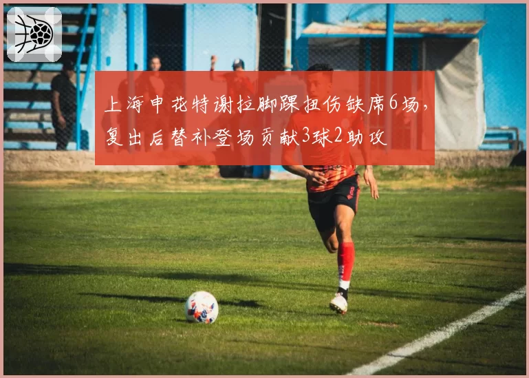 上海申花特谢拉脚踝扭伤缺席6场，复出后替补登场贡献3球2助攻