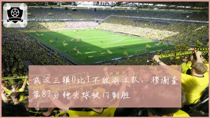武汉三镇0比1不敌浙江队，穆谢奎第87分钟头球破门制胜